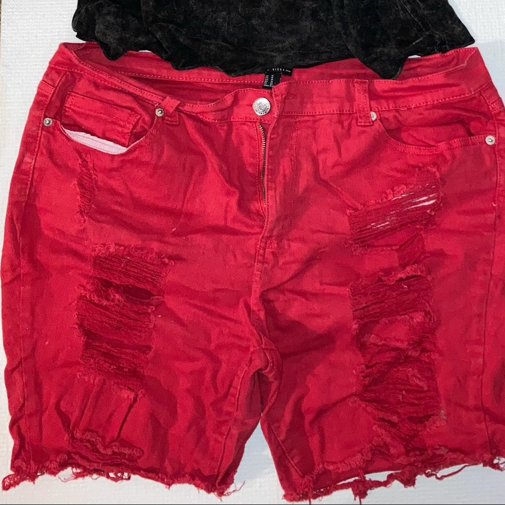 Ripped shorts